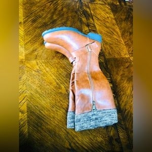 Women knee length warm winter boots